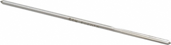 Chucking Reamer: 0.0985" Dia, Straight-Cylindrical Shank, HSS