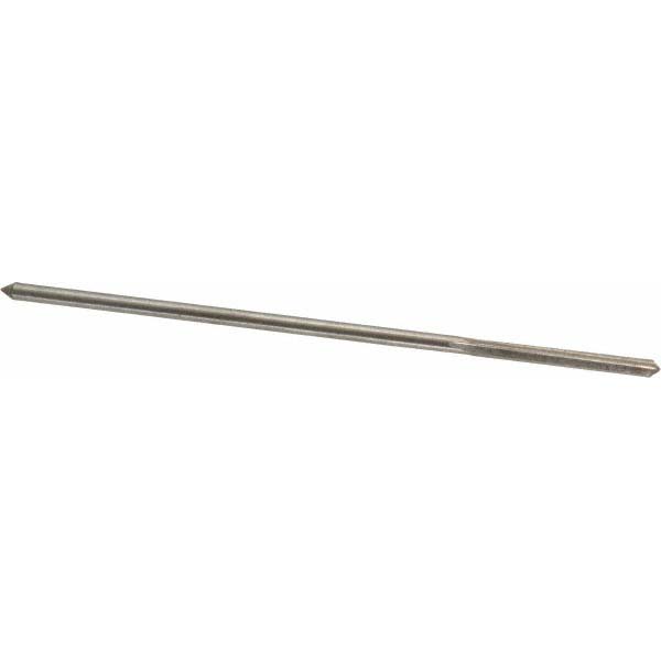 Chucking Reamer: 0.1050" Dia, Straight-Cylindrical Shank, HSS