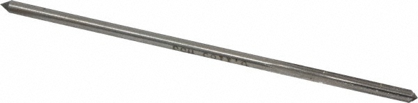 Chucking Reamer: 0.1185" Dia, Straight-Cylindrical Shank, HSS