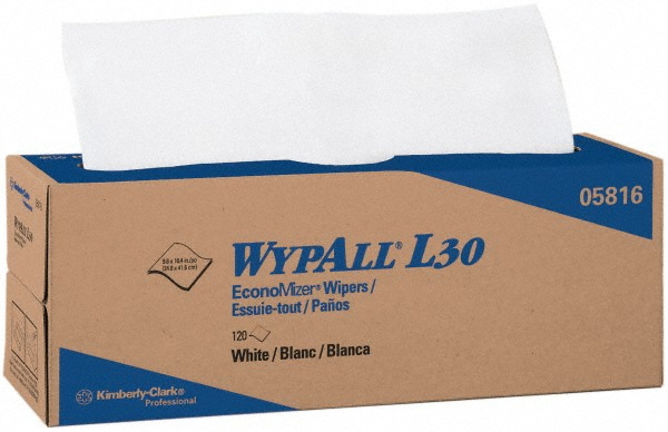 General Clean L30 Heavy Duty Cleaning Towels, 9.8" x 16.4", White