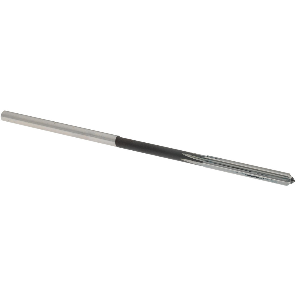 Chucking Reamer: 0.1615" Dia, Straight-Cylindrical Shank, HSS