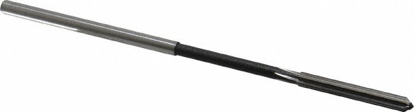 Chucking Reamer: 0.1645" Dia, Straight-Cylindrical Shank, HSS