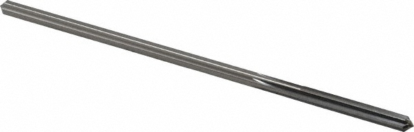 Chucking Reamer: 0.1665" Dia, Straight-Cylindrical Shank, HSS