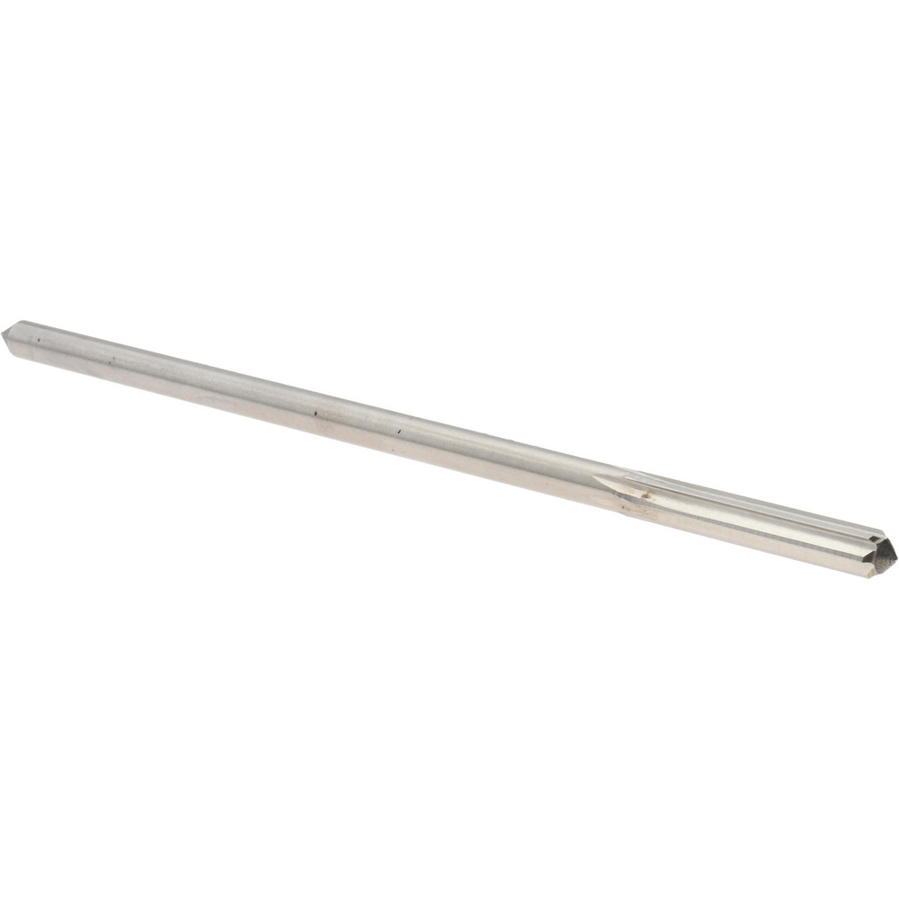 Chucking Reamer: 0.1815" Dia, Straight-Cylindrical Shank, HSS