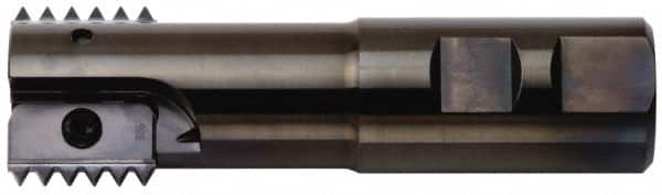 Carmex SR1580L30-2 Indexable Thread Mill: 1.57" Cut Dia, 2.8" Max Hole Depth, Alloy Steel 