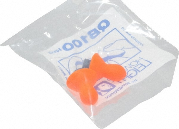 Earplug:  Vinyl, Contoured, Push-In Stem, Banded