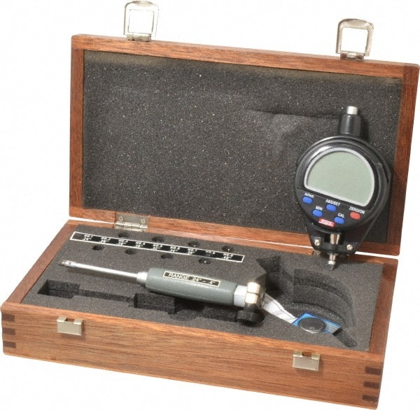 Electronic Bore Gage: 0.24 to 0.4" Measuring Range, 0.000250" Accuracy, 0.00005" Resolution