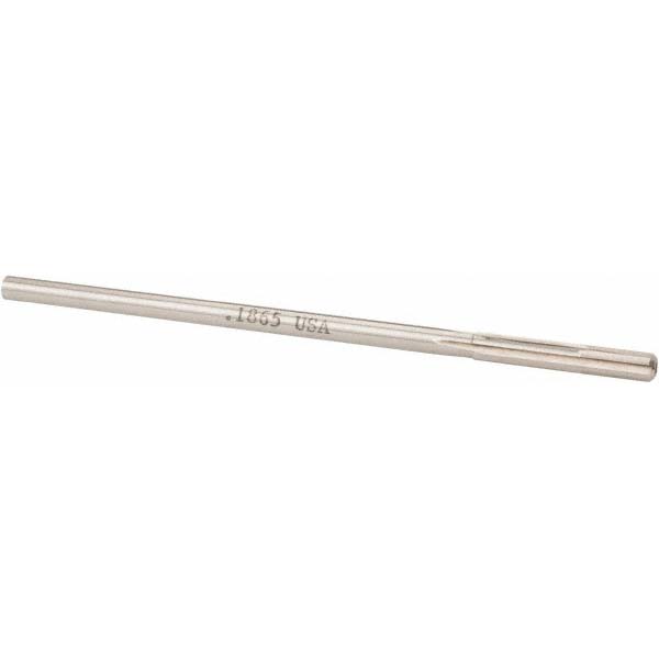 Made in USA 247818 Chucking Reamer: 0.1865" Dia, 4-1/2" OAL, 1-1/8" Flute Length, Straight Shank, Solid Carbide Image