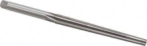 0.2" Small End, 0.228" Large End, 9/32" Shank, 2-7/8" Flute, Brown and Sharpe Taper Reamer #1