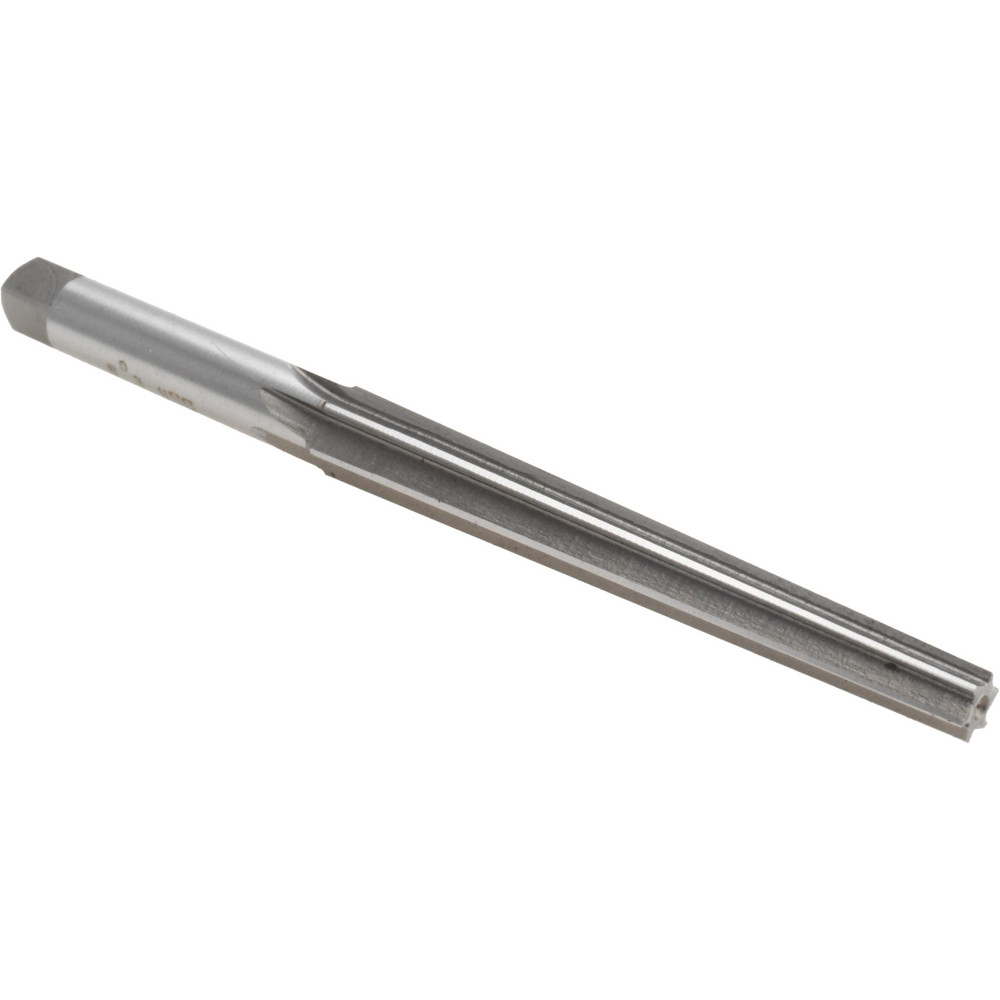 5/16" Small End, 29/64" Large End, 13/32" Shank, 3-3/8" Flute, Brown and Sharpe Taper Reamer #3