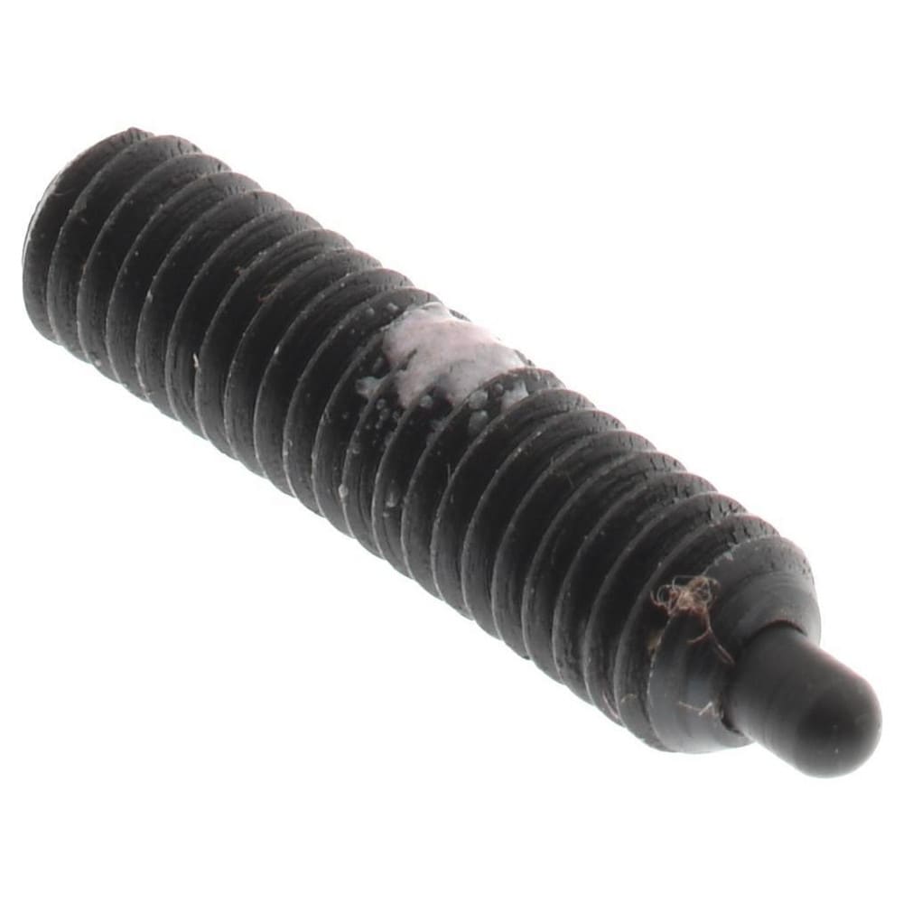 Threaded Spring Plunger: M4 x 0.7, 16 mm Thread Length, 1.78 mm Dia, 2.5 mm Projection