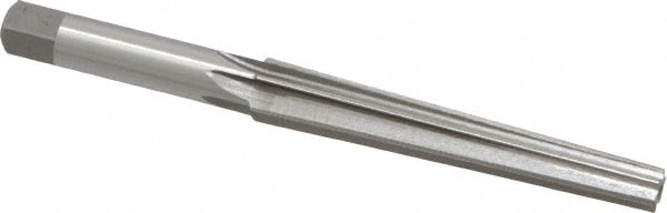 Value Collection SM33MT00 0.2503" Small End, 0.3673" Large End, 5/16" Straight Shank, 2-1/4" Flute, 0MT Morse Taper Reamer Image