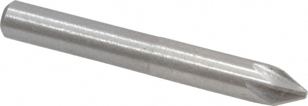 Countersink: 60 deg Included Angle, 6 Flute, High-Speed Steel, Right Hand