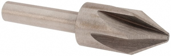 Countersink: 60 deg Included Angle, 6 Flute, High-Speed Steel, Right Hand