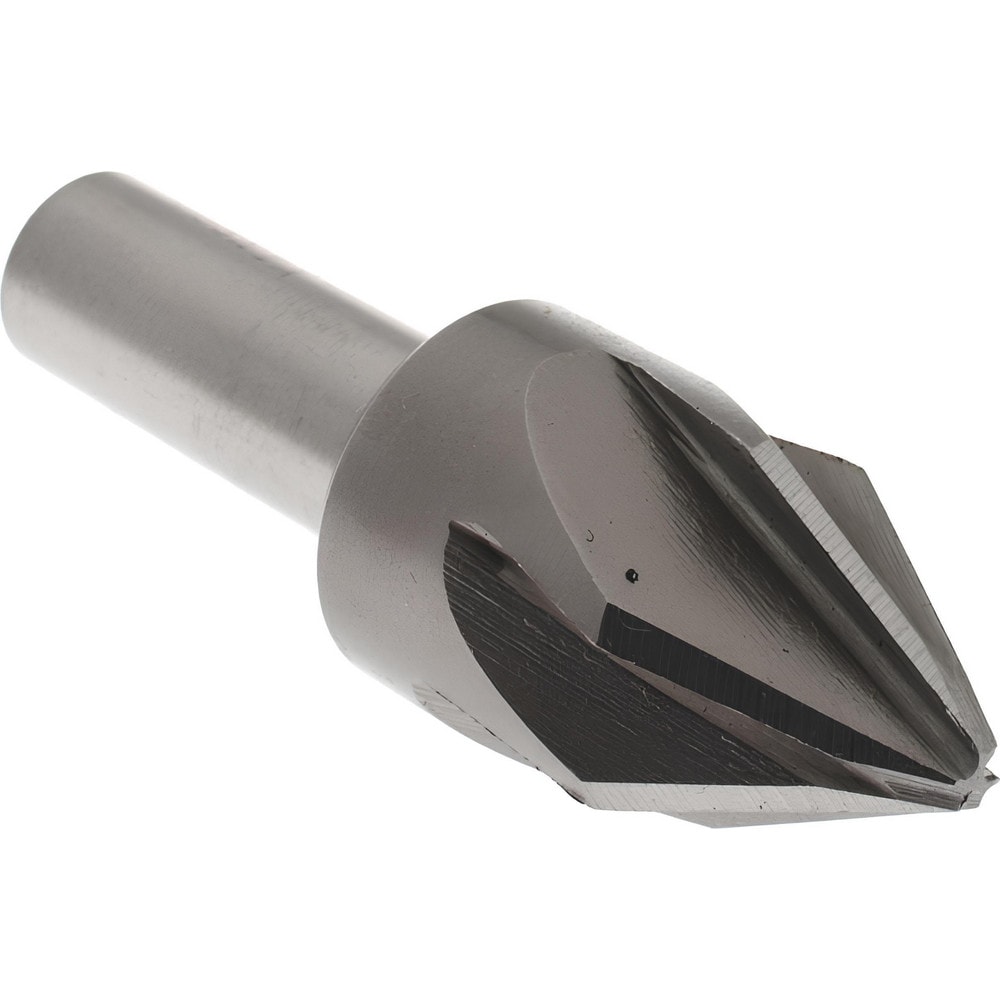 Countersink: 60 deg Included Angle, 6 Flute, High-Speed Steel, Right Hand