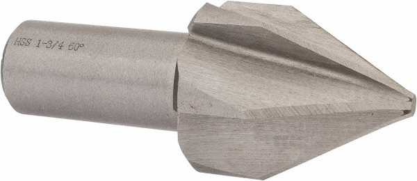 Value Collection SC2060148 1-3/4" Head Diam, 1" Shank Diam, 6 Flute 60° High Speed Steel Countersink Image