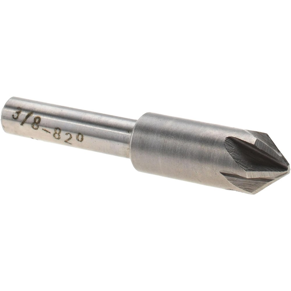 Countersink: 82 deg Included Angle, 6 Flute, High-Speed Steel, Right Hand