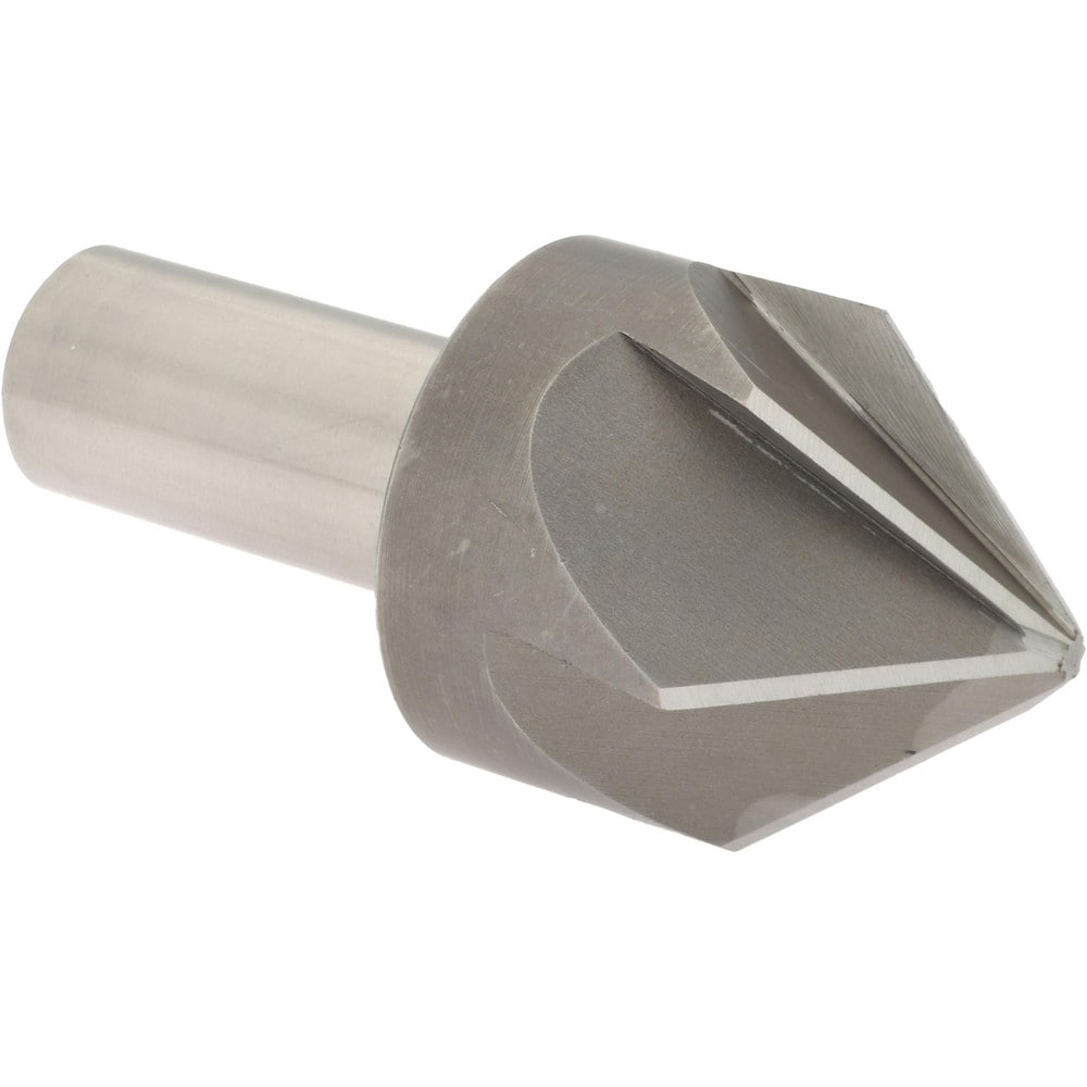 Value Collection Countersink 2" Head Dia, 82 ° Included Angle, 6 Flutes, High Speed Steel