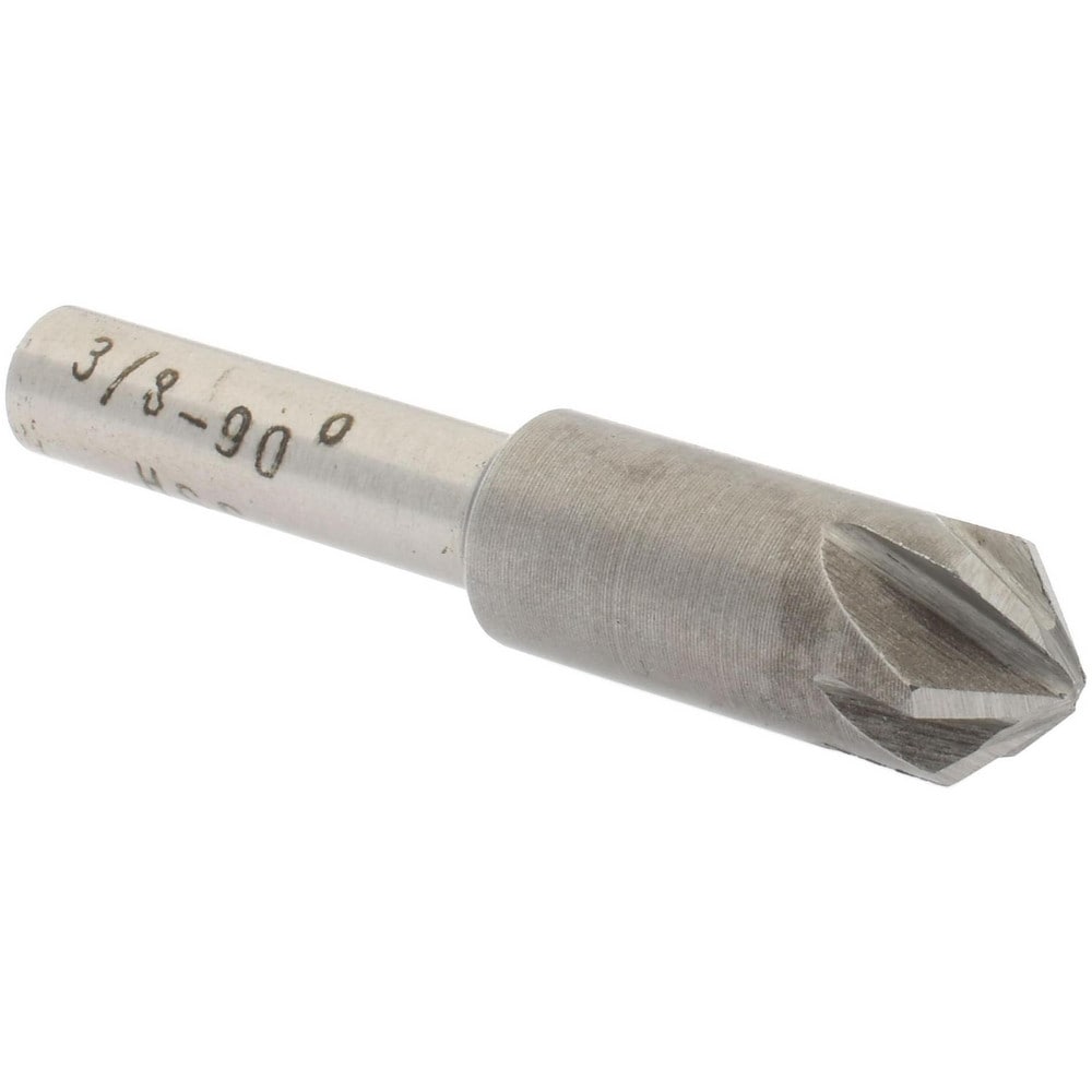 Countersink: 90 deg Included Angle, 6 Flute, High-Speed Steel, Right Hand