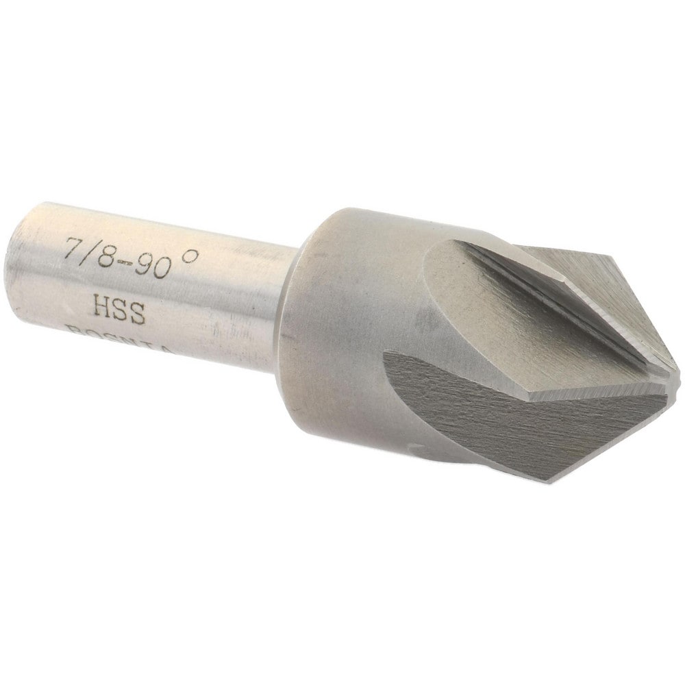 Value Collection SC2090056 7/8" Head Diam, 1/2" Shank Diam, 6 Flute 90° High Speed Steel Countersink Image