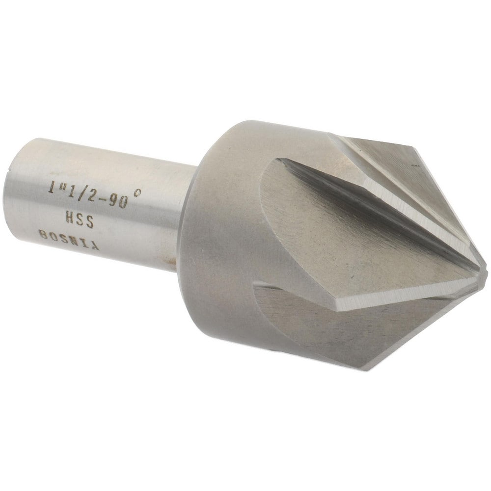 Value Collection SC2090132 1-1/2" Head Diam, 3/4" Shank Diam, 6 Flute 90° High Speed Steel Countersink Image