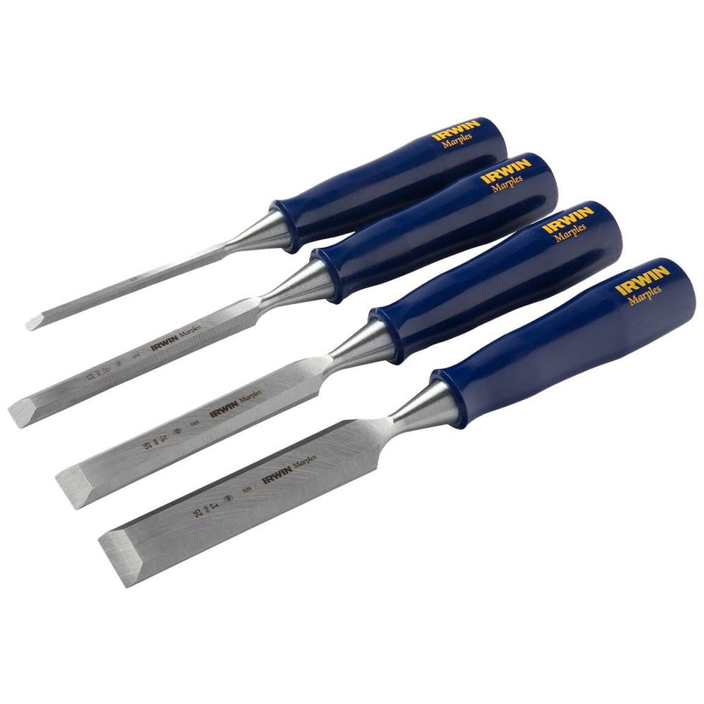 ATOPLEE 4 Piece Wood Chisel Set for Woodworking, Professional Wood Chisel  Tool Carpenter Gouge CR-V Steel Semi-Circular Edge Sharp Blade
