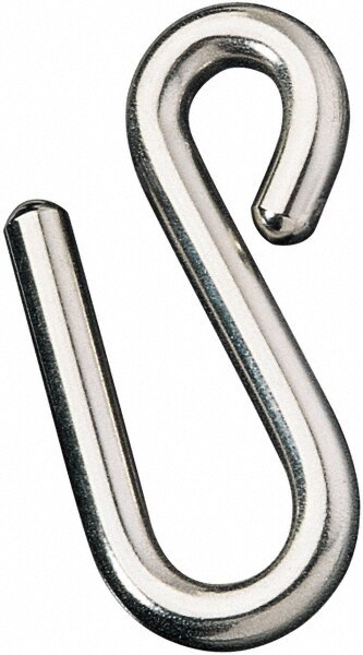 15/32" Opening, 316 Stainless Steel Electropolished S-Hook