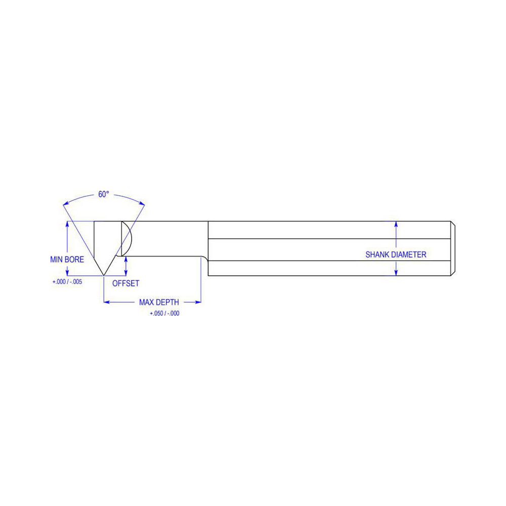 Internal Tool - Single Point Threading Tool: 0.36
