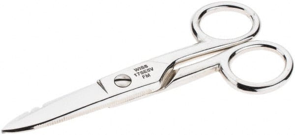 Wiss - Electrician & Data Scissors: 6″ OAL, 1-3/4″ LOC, Titanium Blades -  18057786 - MSC Industrial Supply