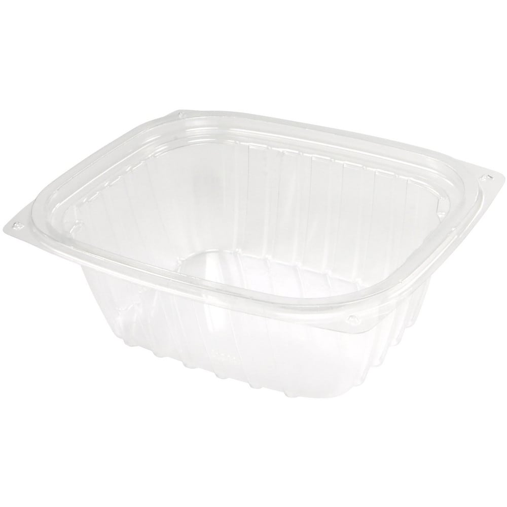 Food Containers; Container Type: Food Storage ; Shape: Square ; Lid Type: No Lid ; Container Material: Plastic ; Container Capacity (oz.): 12 ; Color: Clear