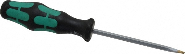 Slotted Screwdriver: 9/64" Width, 6-1/8" OAL, 3" Blade Length