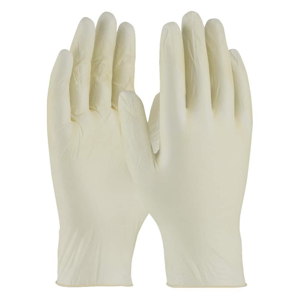 Disposable Gloves: Large, 5 mil Thick, Synthetic, Industrial Grade