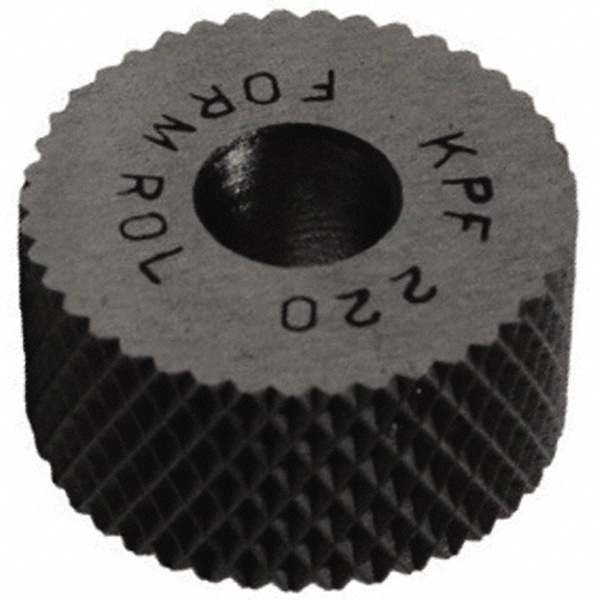 Made in USA PHF-230 Standard Knurl Wheel: 1-1/4" Dia, 90 ° Tooth Angle, 30 TPI, Diamond, High Speed Steel Image