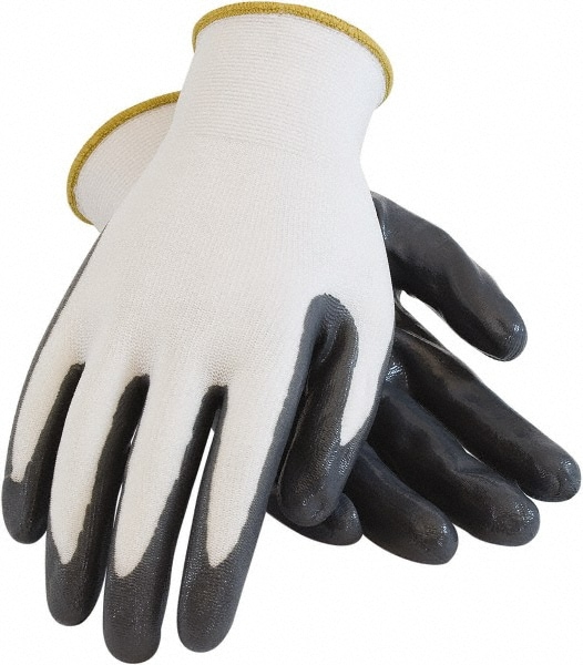 PRO-SAFE - Work Gloves: X-Large, Nitrile-Coated Nylon, General