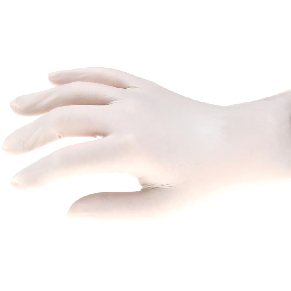 Disposable Gloves: Small, 5 mil Thick, Latex, Industrial Grade