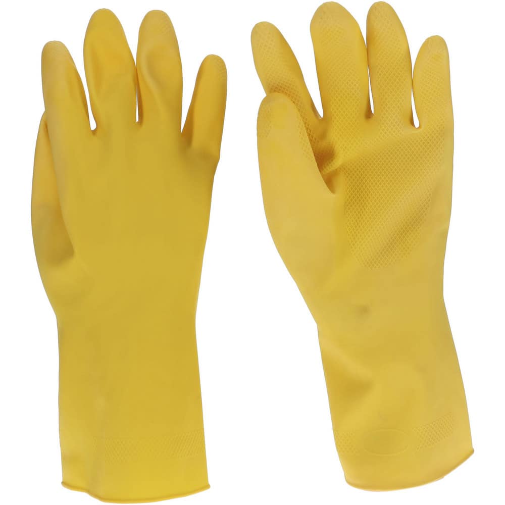 Chemical Resistant Gloves: Small, 21 mil Thick, Latex