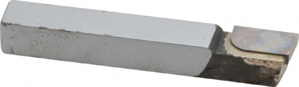 Single Point Tool Bit: 5/16'' Shank Width, 5/16'' Shank Height, K68 Solid Carbide Tipped, RH, AR, Square Shoulder Turning