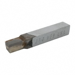 Single Point Tool Bit: 3/8'' Shank Width, 3/8'' Shank Height, K68 Solid Carbide Tipped, RH, AR, Square Shoulder Turning