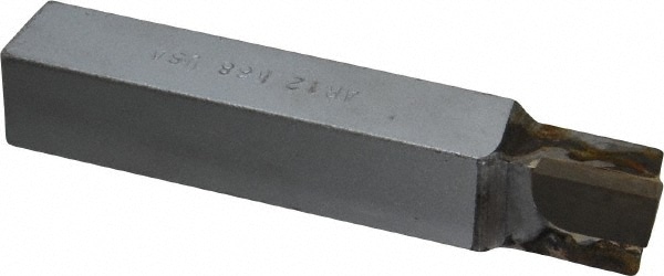 Single Point Tool Bit: 3/4'' Shank Width, 3/4'' Shank Height, K68 Solid Carbide Tipped, RH, AR, Square Shoulder Turning