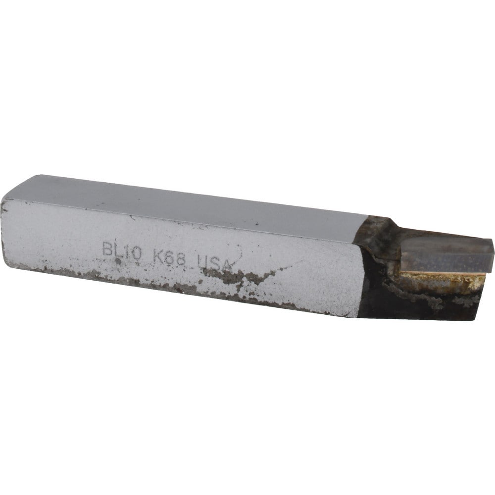 Single Point Tool Bit: 5/8'' Shank Width, 5/8'' Shank Height, K68 Solid Carbide Tipped, LH, BL, Lead Angle Turning