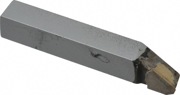 Single-Point Tool Bit: E, Threading Tool, 3/8 x 3/8 Shank