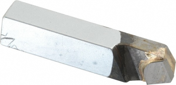 Single Point Tool Bit: 1/2'' Shank Width, 1/2'' Shank Height, K68 Solid Carbide Tipped, Neutral, TSC, Square Shank Boring
