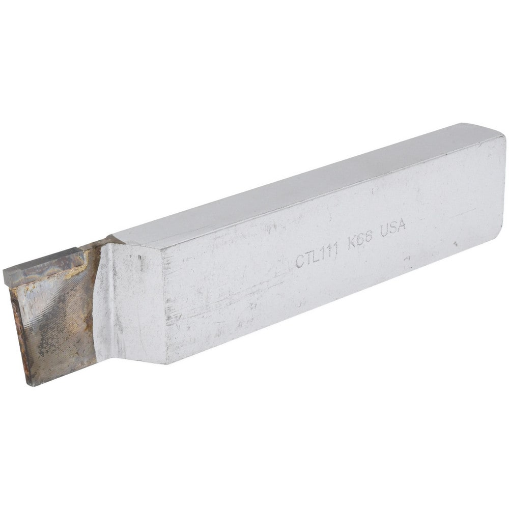 Single-Point Tool Bit: CTL, Cut-Off & Grooving, 1/2 x 1" Shank