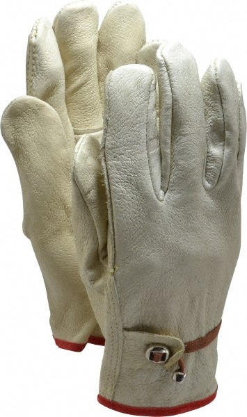 Work Gloves: Size Small, NotLined, Pigskin Leather, General Purpose