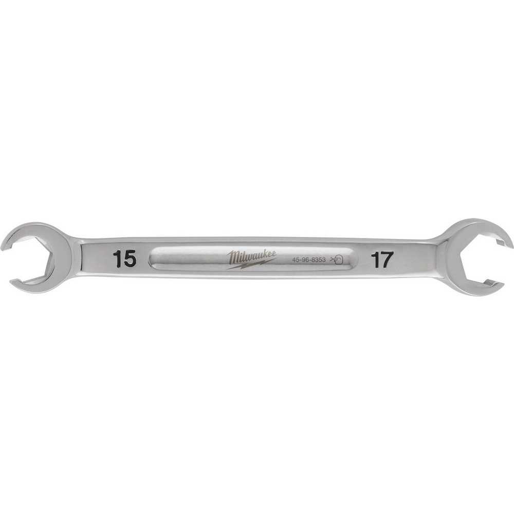 Flare Nut Wrenches: Wrench Type: Open End; Head Type: Straight; Double/Single End: Double