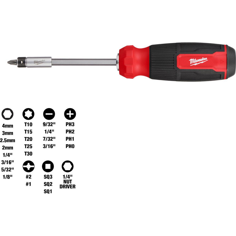 Bit Screwdrivers: Type: Multi-Bit Screwdriver; Tip Type: Multi