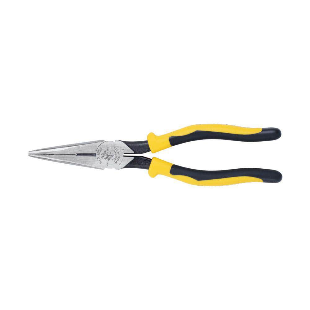 Long Nose Plier: 2-5/16" Jaw Length, Side Cutter