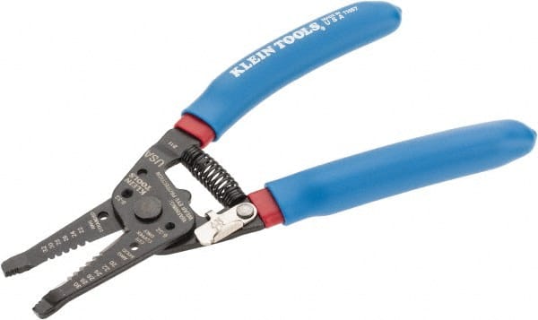 Klein Tools 11057 Wire Stripper: 30 AWG Solid & 32 AWG Stranded, 20 AWG Solid & 22 AWG Stranded Max Capacity 