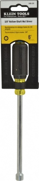 Nut Driver: 3/8" Drive, Hollow Shaft, Color-Coded Handle, 9-3/4" OAL