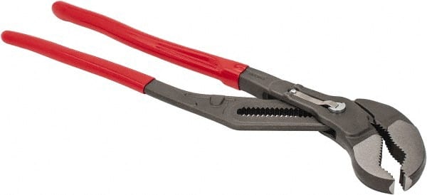 Knipex 87 01 560 Tongue & Groove Plier: 4-1/2" Cutting Capacity, Standard Jaw 